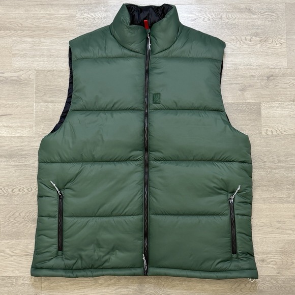 Topo Designs Other - TOPO Designs Mountain Puffer Vest Forest Green Insulted Men's XL Gorpcore